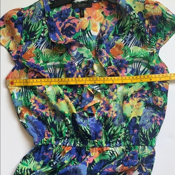 Jessica Simpson Women Ellington Floral Print Dress Size M - Picture 10 of 13